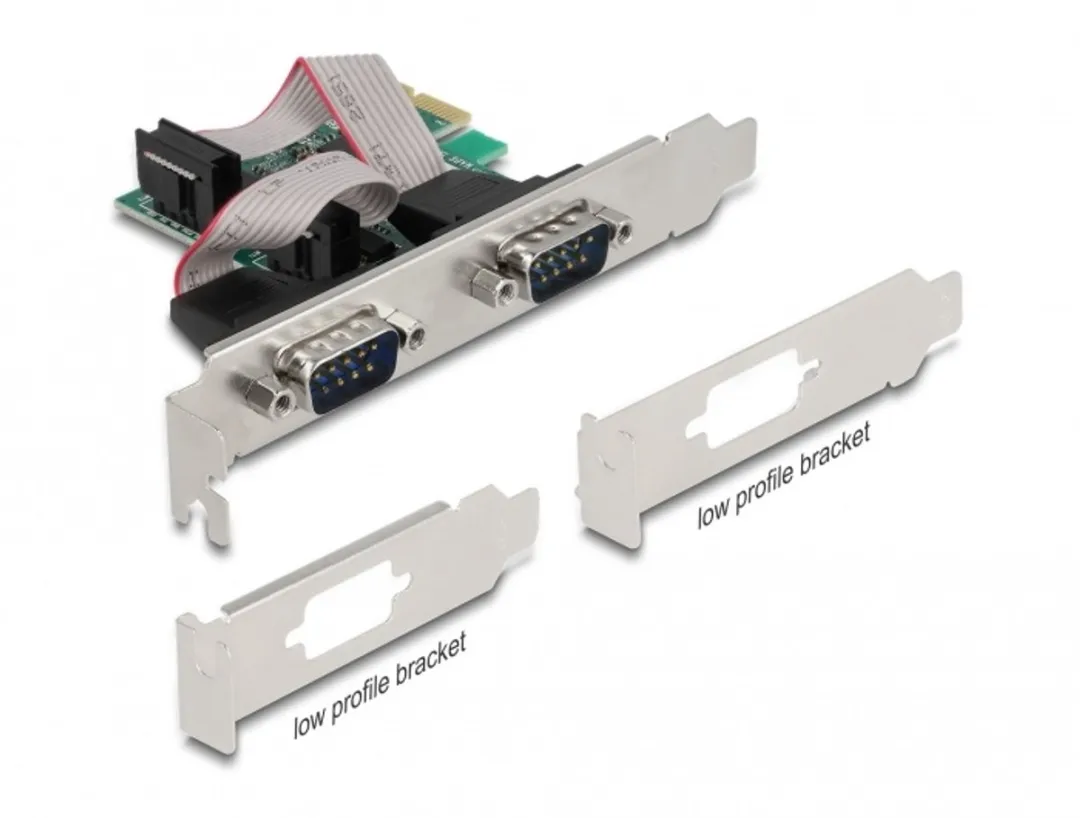 Delock PCI Express-kaart 2x RS-232