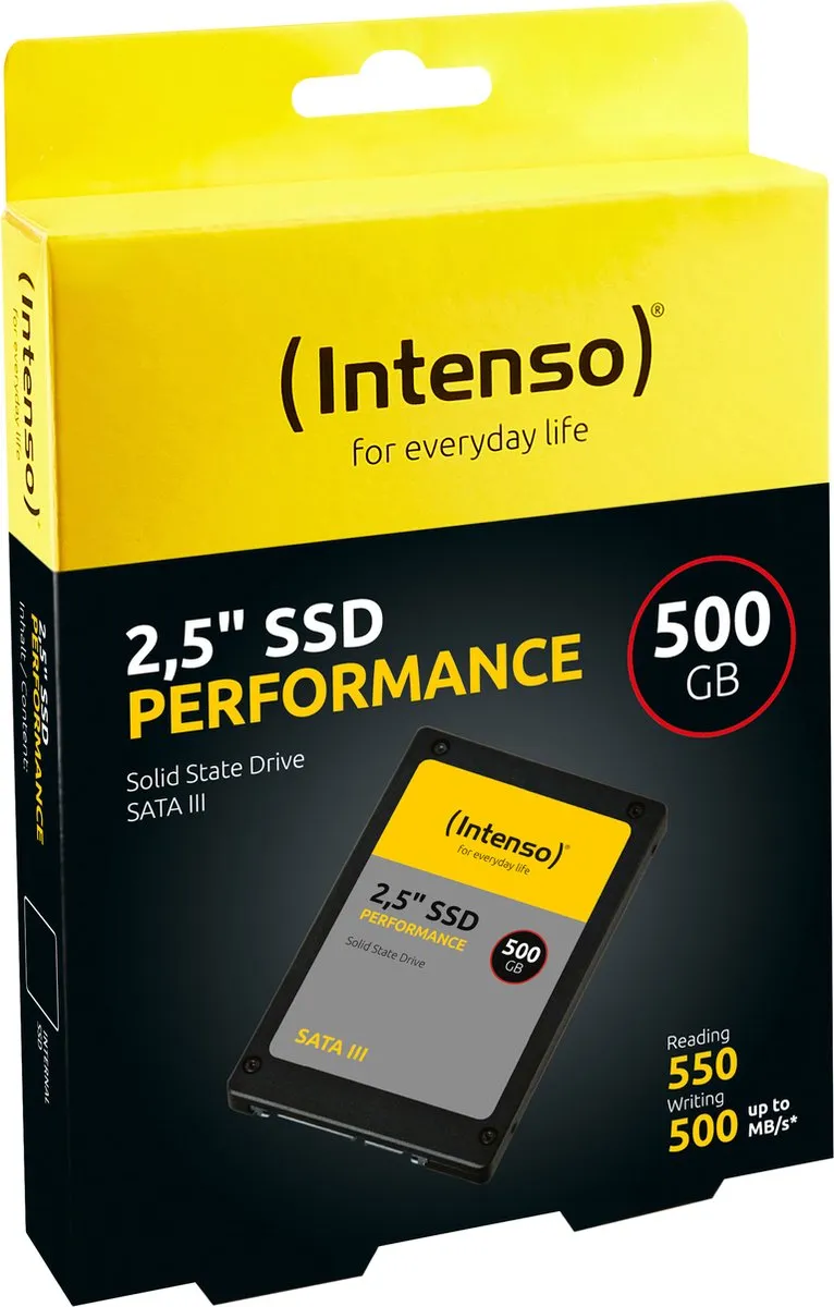 Intenso SSD 3814450 500GB - 3D NAND 550MB/s