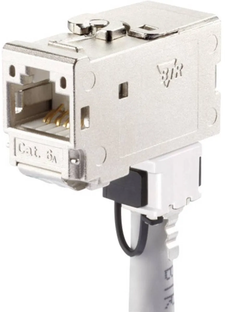 Metz Connect 130910-I RJ45-inbouwmodule CAT 6A - 1 Stuk