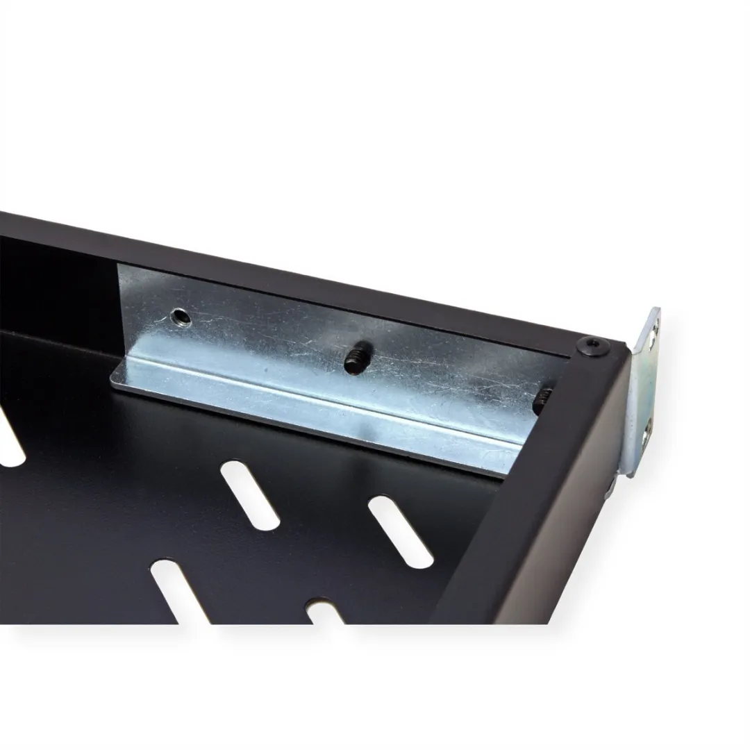 Value 19" Plank 1HE Variabele Diepte 440x700mm - 50kg - afbeelding 3 van 6