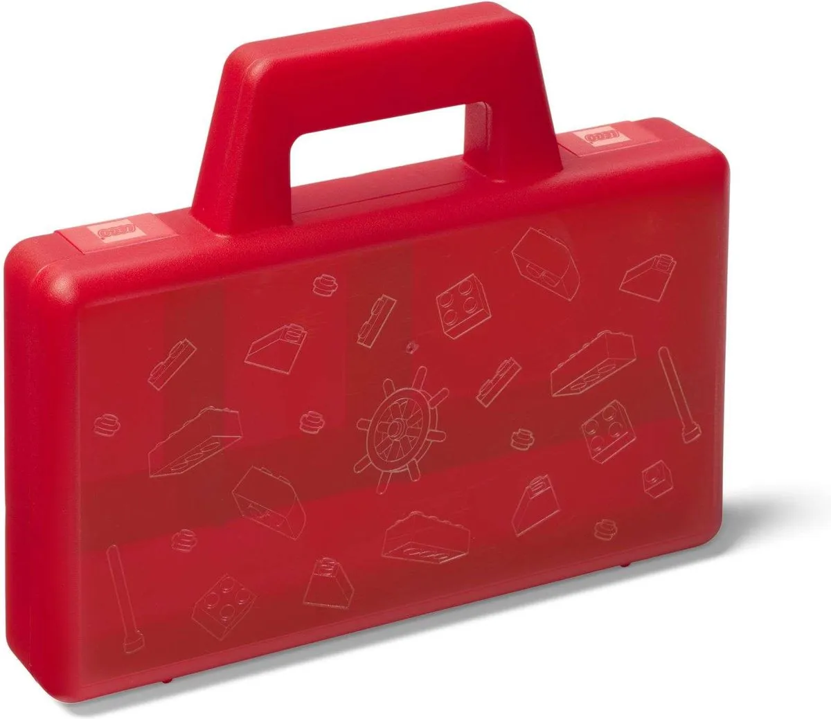 LEGO Sorteerkoffer To Go - Polypropyleen - Rood