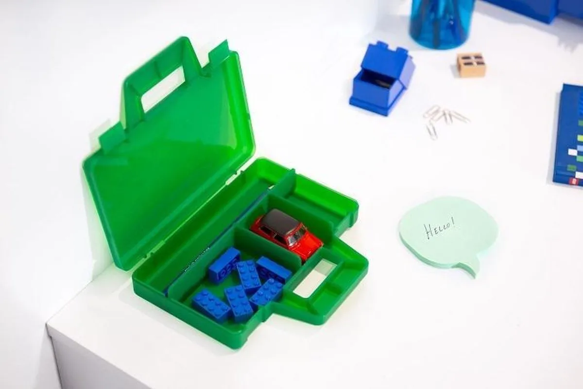LEGO Sorteerkoffer To Go - Polypropyleen - Rood
