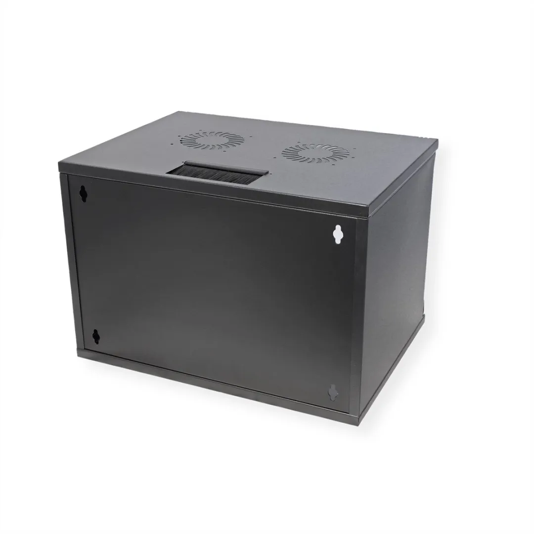 Roline 19-inch Wandbehuizing Basic 7U Bouwpakket - 540x400mm - Zwart - afbeelding 6 van 6