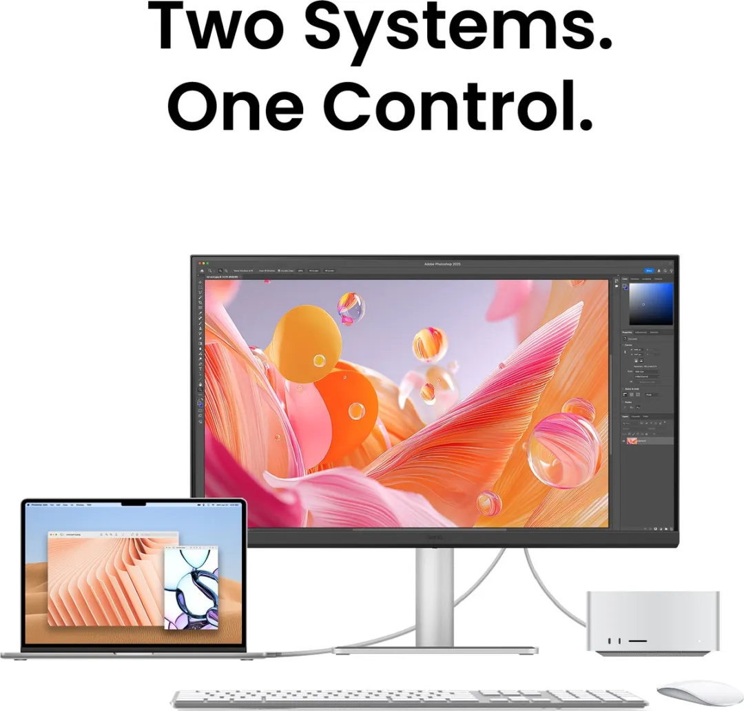 BenQ MA270S 27" 5K Monitor - Thunderbolt 4 - 99% P3 - HDR400 - afbeelding 6 van 6
