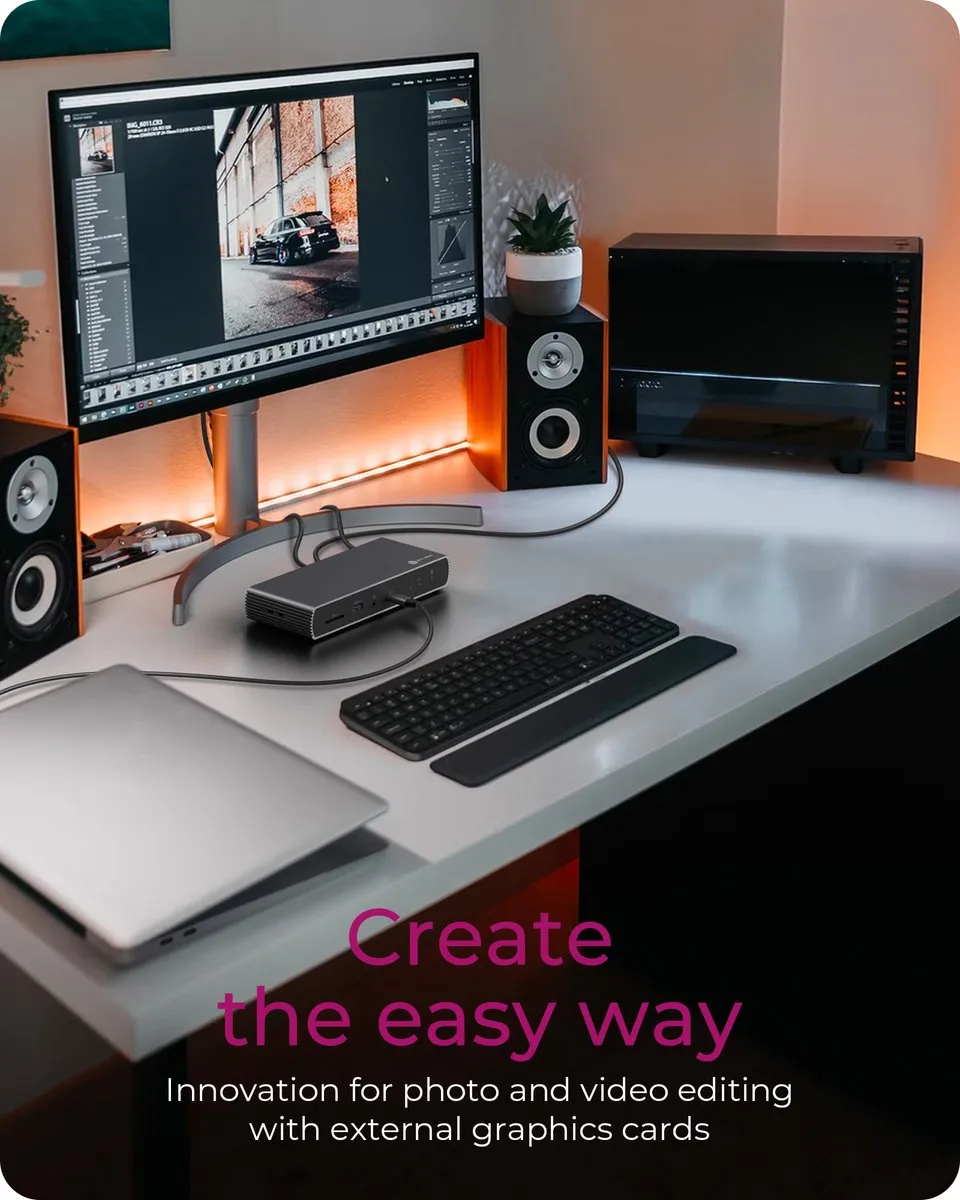 Icy Box IB-DK8801-TB4 Thunderbolt 4 Dock 10-in-1