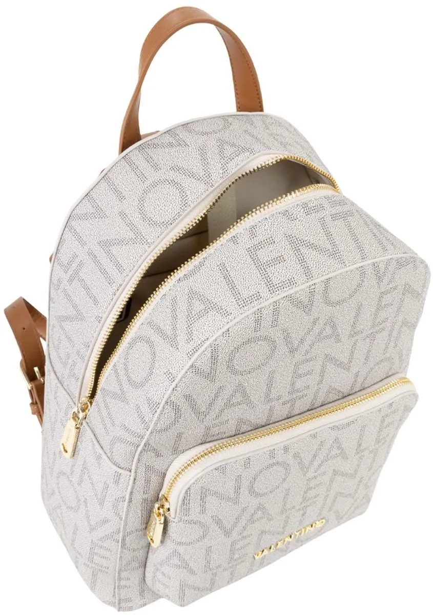 Valentino Regina Re Backpack - Beige/Nature - 12 inch