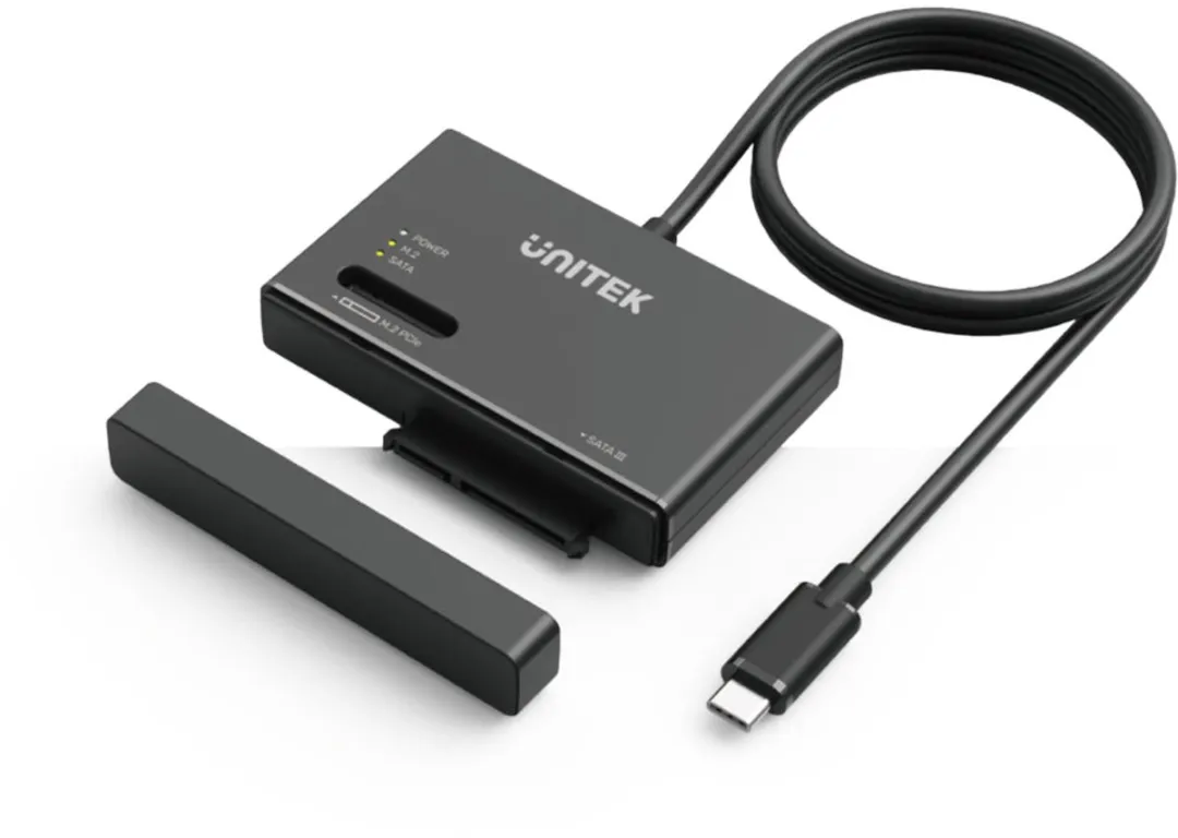 Unitek S1232A01-EU USB-C Bridge SATA/M.2 NVMe Adapter