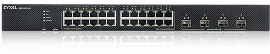 Zyxel XGS1935-28 Schakelaar - 24x Ethernet 4x SFP 128Gbps - Zwart - afbeelding 2 van 5