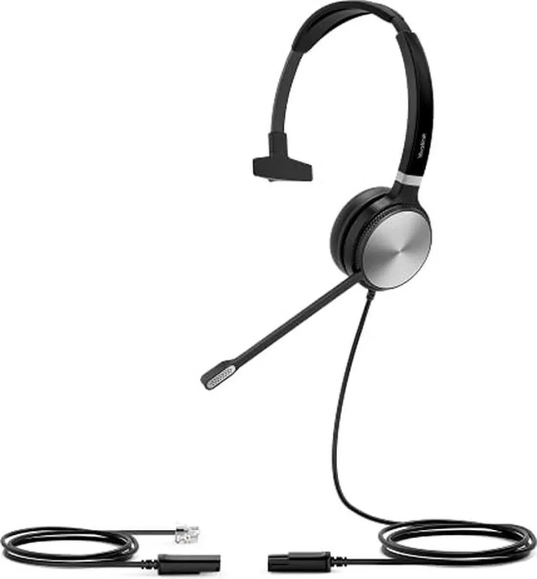 Yealink YHS36 Headset Bedraad - Zwart/Zilver