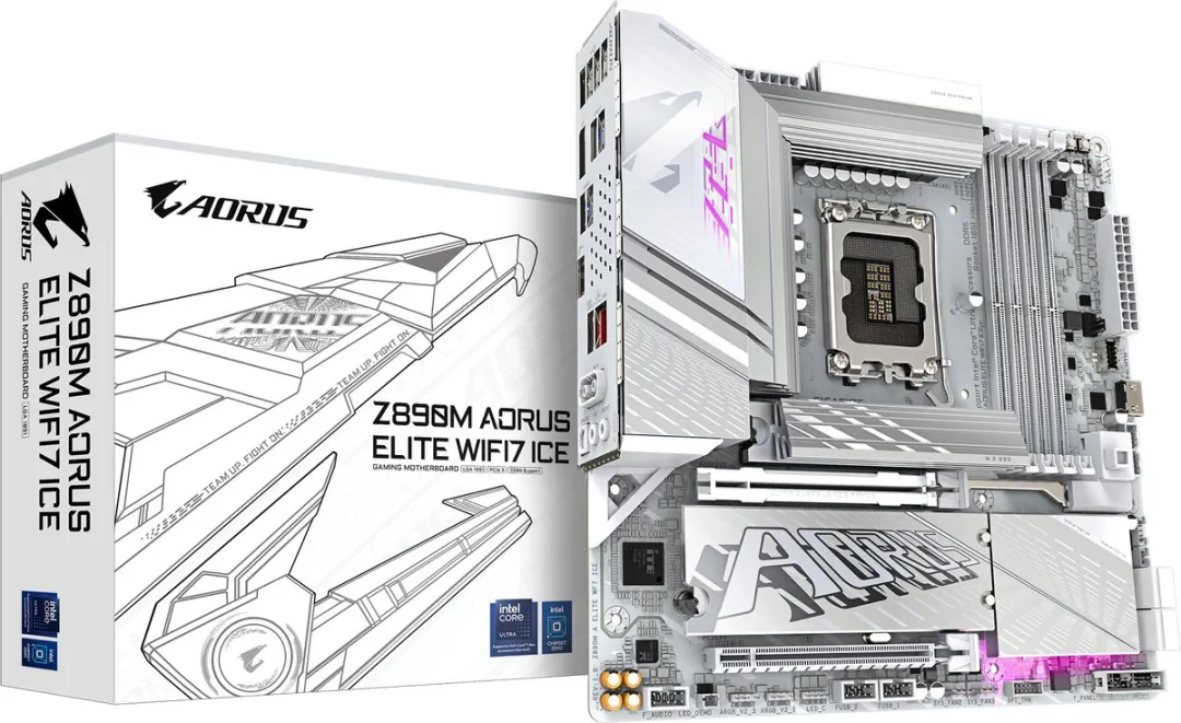 Gigabyte Z890M Aorus Elite WiFi7 ATX - Moederbord