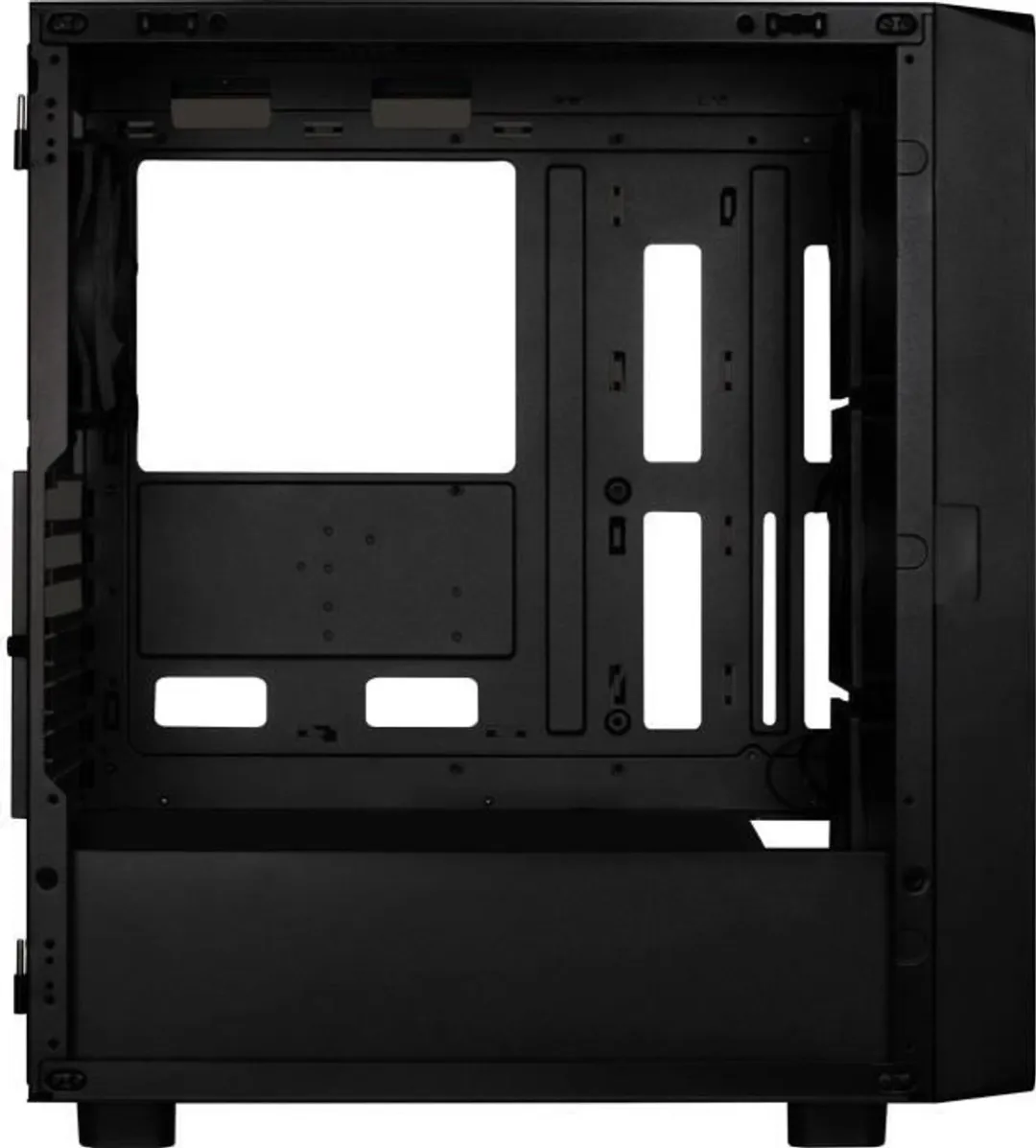 Bitfenix Muses Mid-Tower PC-behuizing - 4 Ventilatoren - Zwart