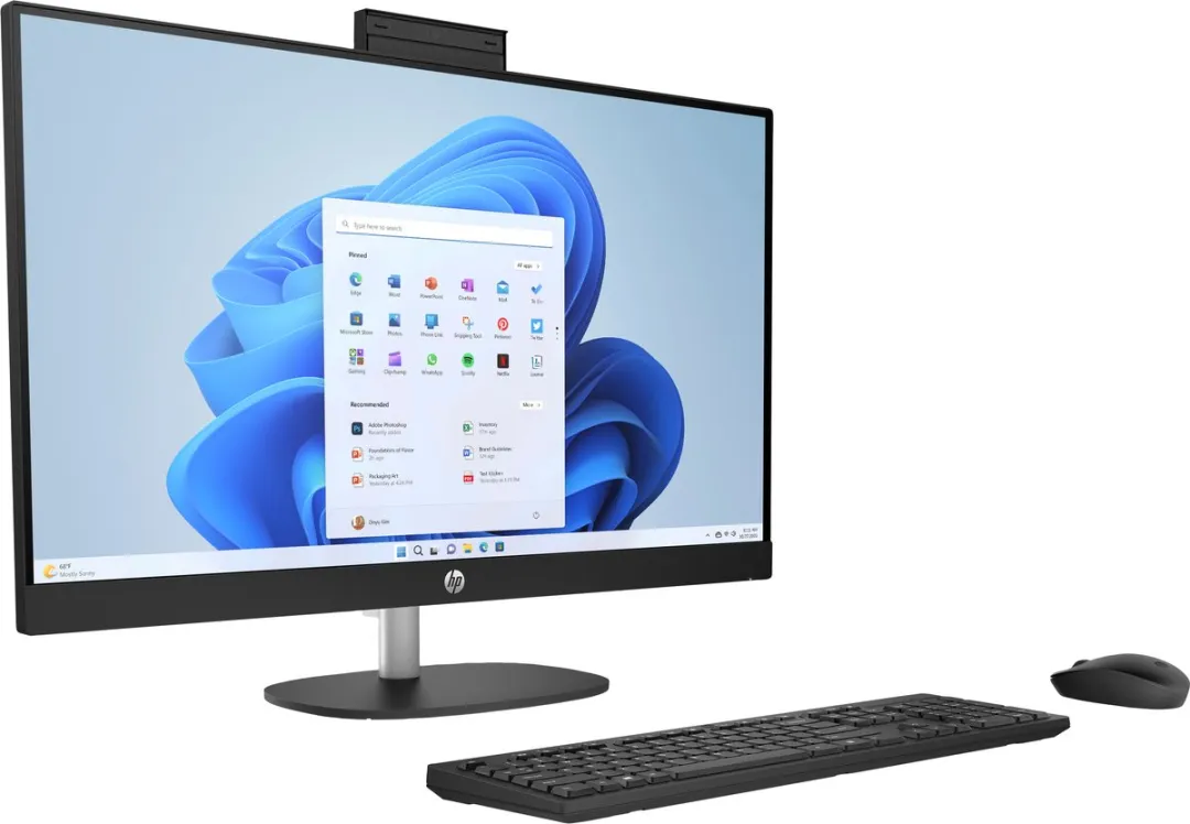 HP All-in-One 27-cr0054nd - 27" FHD - i5 16GB 512GB SSD - Zwart - afbeelding 6 van 6