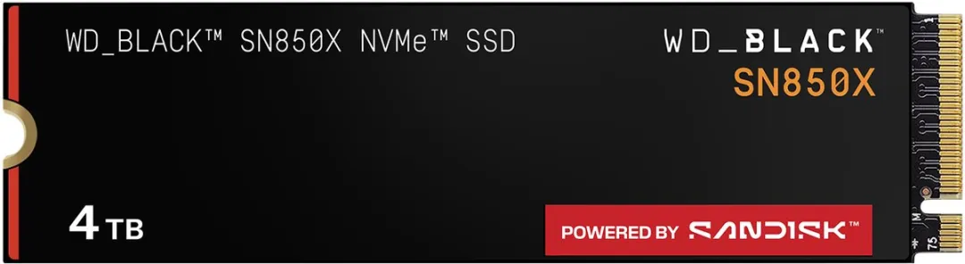 Western Digital Black SN850X WDS400T2X0E SSD - 4TB