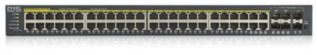 Zyxel GS1920-48HP Smart Managed PoE+ Switch 48x PoE 100Gbps - Wit