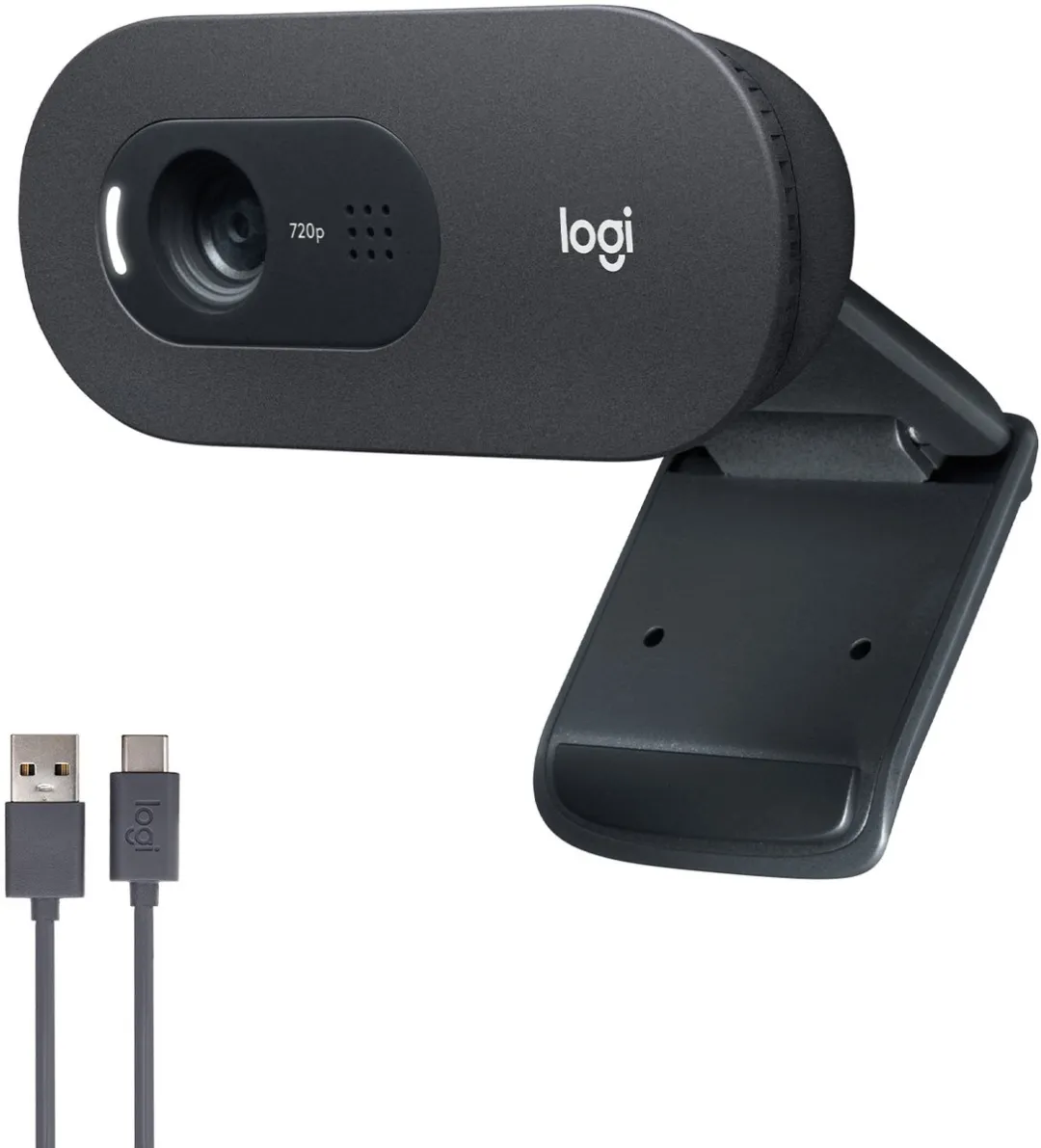 Logitech C505 HD Webcam - Zwart