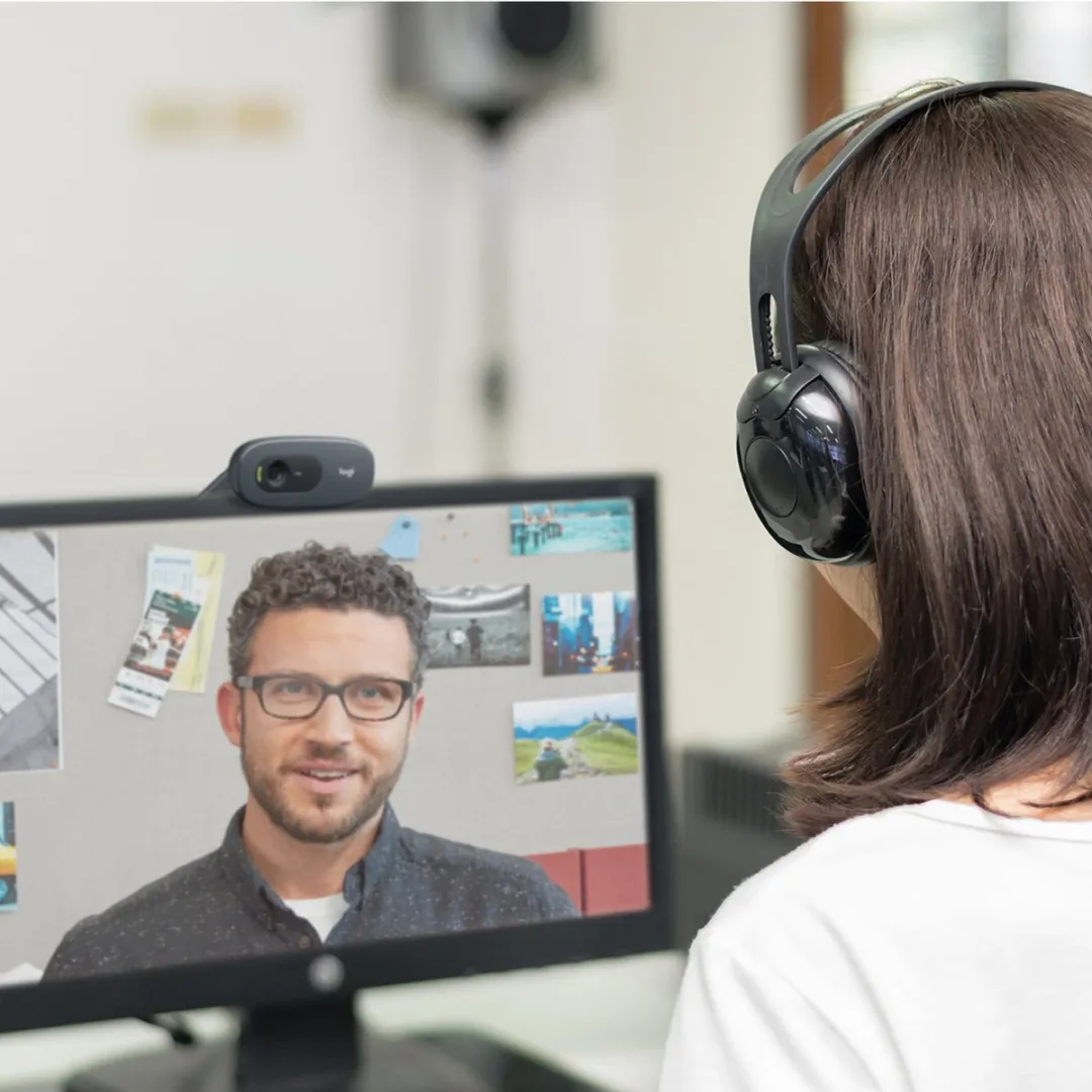 Logitech C505 HD Webcam - Zwart