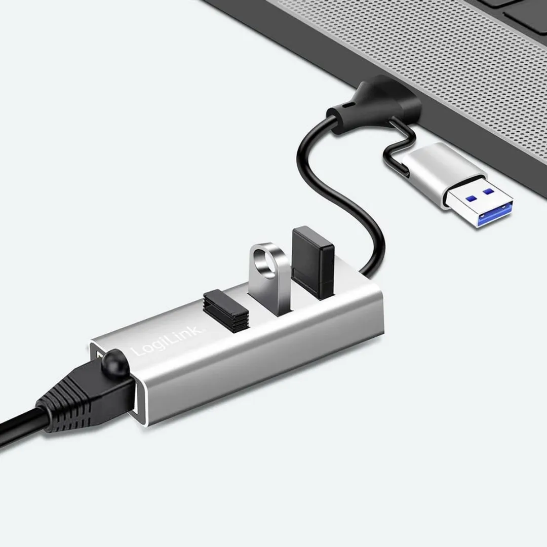 Logilink UA0440 USB-C Netwerkadapter 5Gbit/s - afbeelding 6 van 6