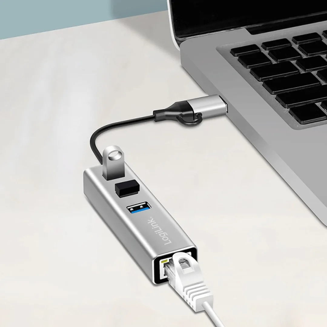 Logilink UA0440 USB-C Netwerkadapter 5Gbit/s