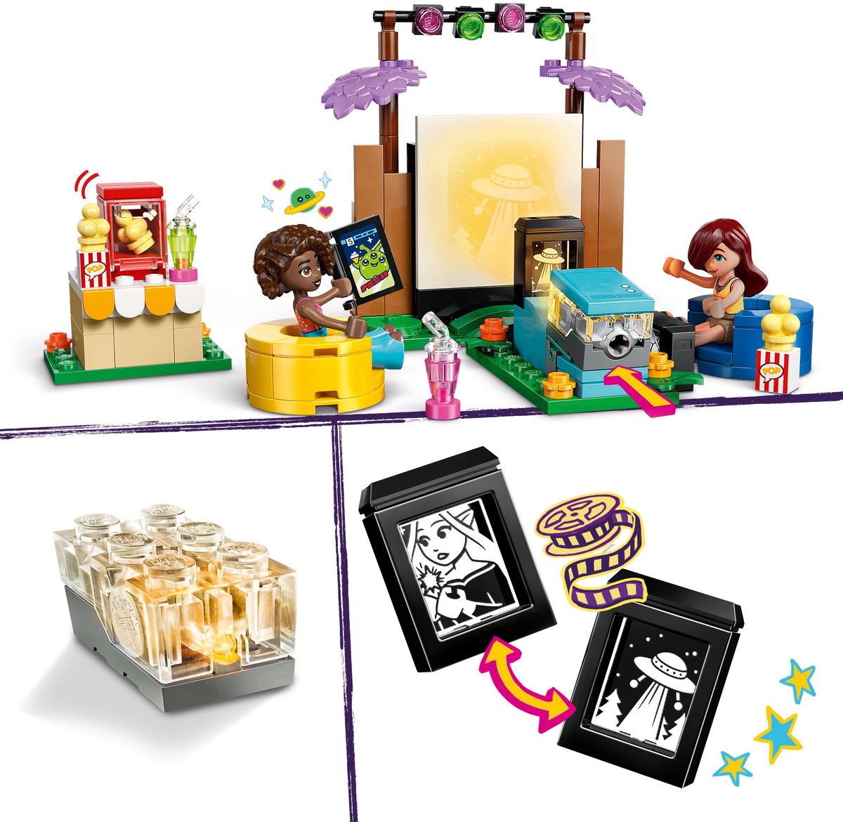 LEGO Friends Filmavond Bouwpakket voor Kinderen - 42642