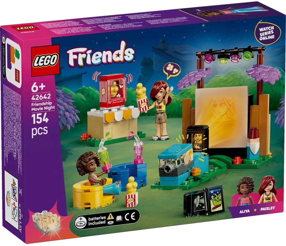 LEGO Friends Filmavond 42642 Bouwpakket - 154 Stukken - Multicolor