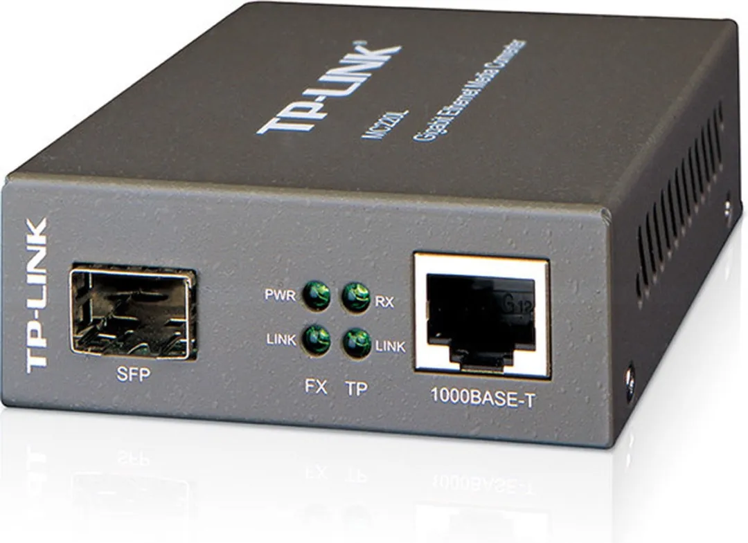 TP-Link MC220L Gigabit Media Converter - Grijs