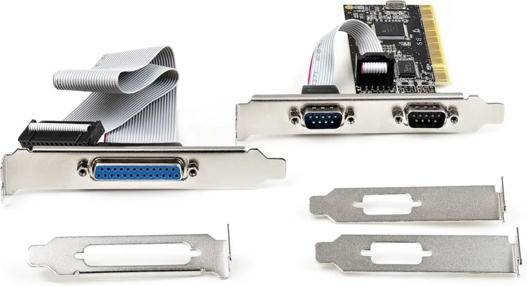 Startech PCI2S1P2 PCI Combo Kaart - Dual RS232 & Parallel - Zwart