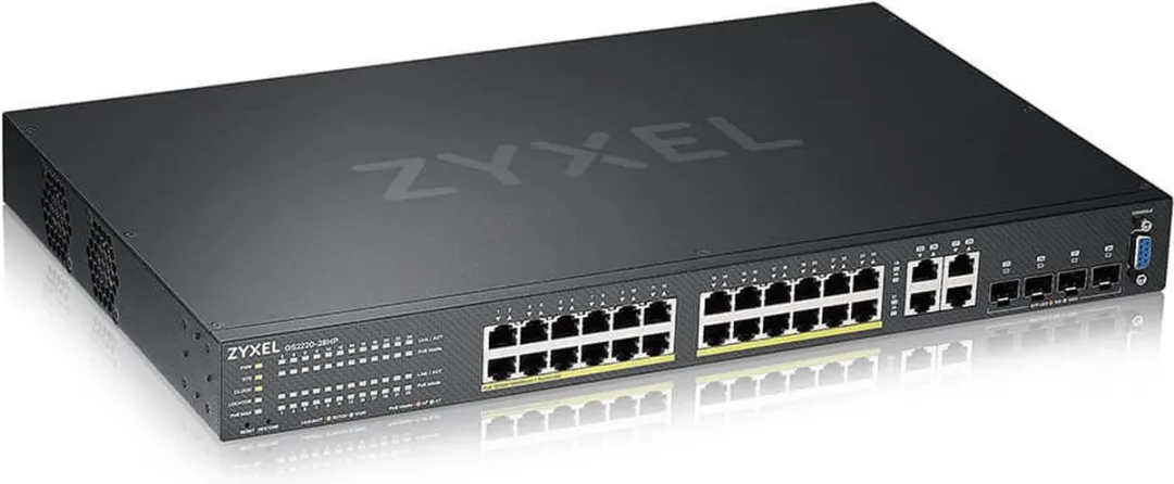 Zyxel GS2220-28HP Switch - 24x PoE 375W - 4x SFP