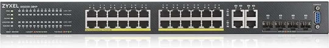 Zyxel GS2220-28HP Switch - 24x PoE 375W - 4x SFP