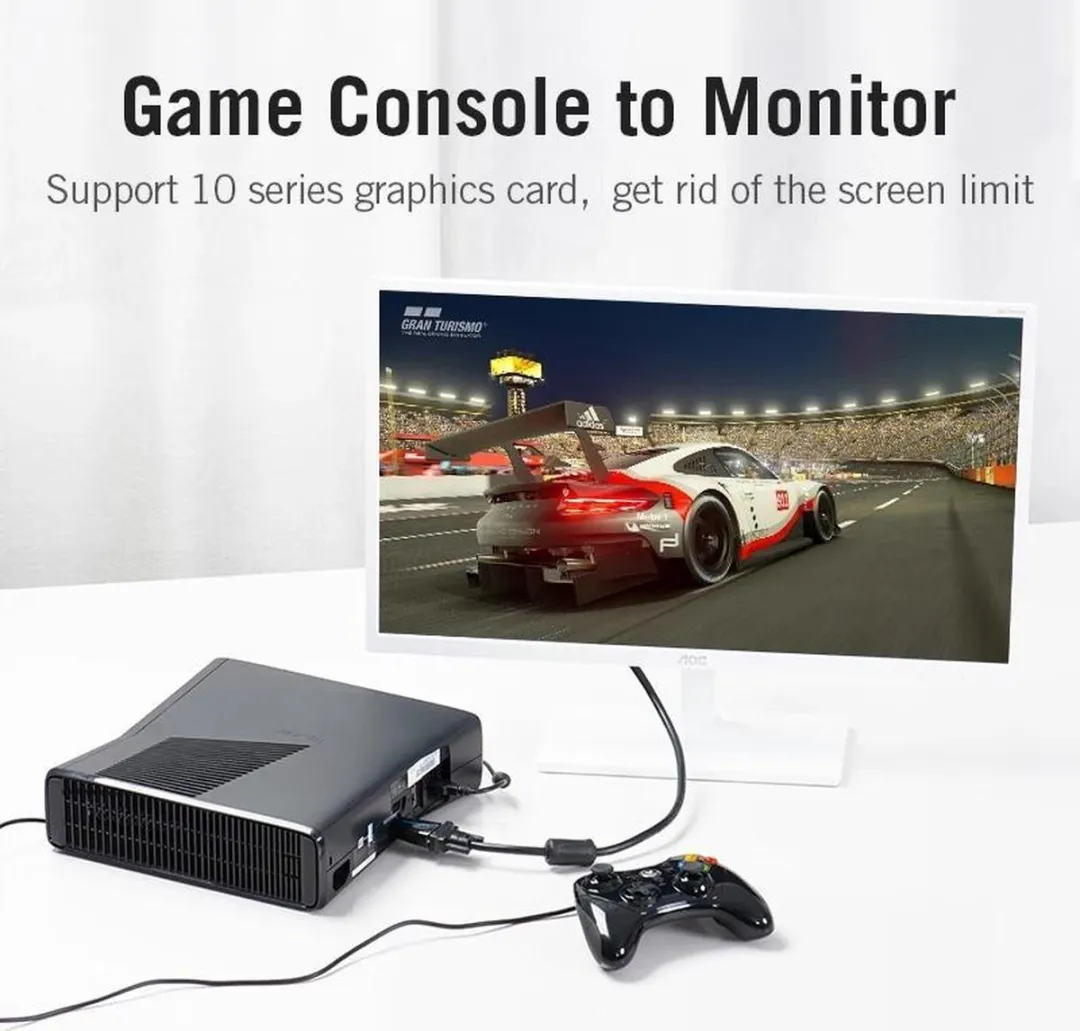 Vention HDMI naar VGA-adapter AIDB0 - 3,5mm audio - Zwart