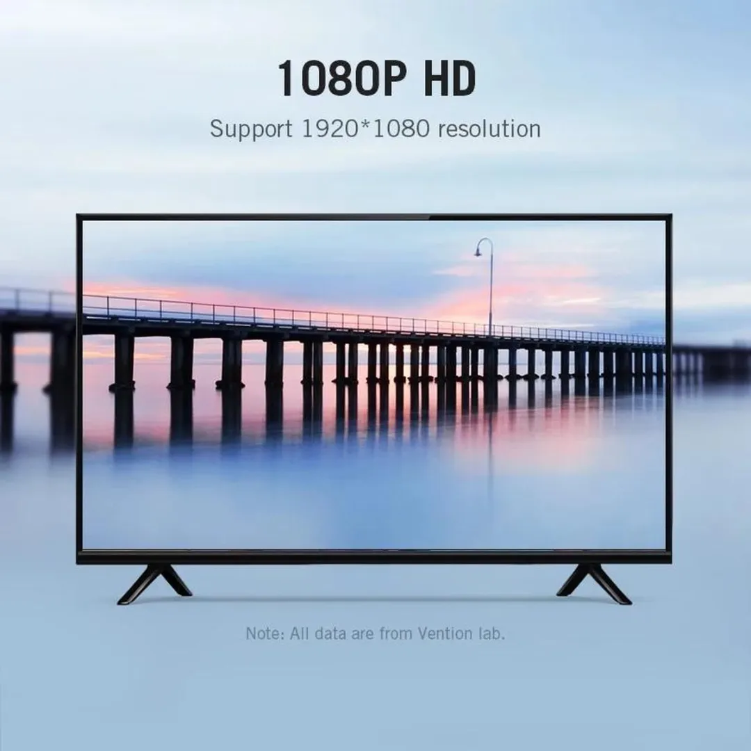 Vention HDMI naar VGA-adapter AIDB0 - 3,5mm audio - Zwart