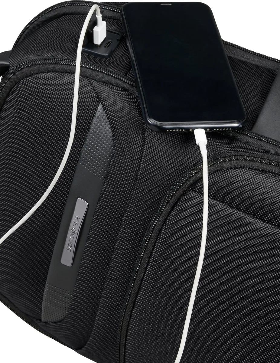 Samsonite Pro-Dlx 6 Laptoprugzak 14.1 inch - 12.5L - Zwart - afbeelding 6 van 6
