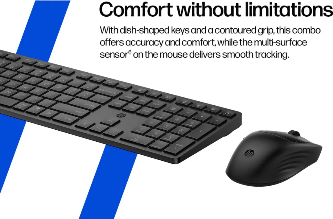 HP 490C Multi-Device Muis & Toetsenbord - Zwart