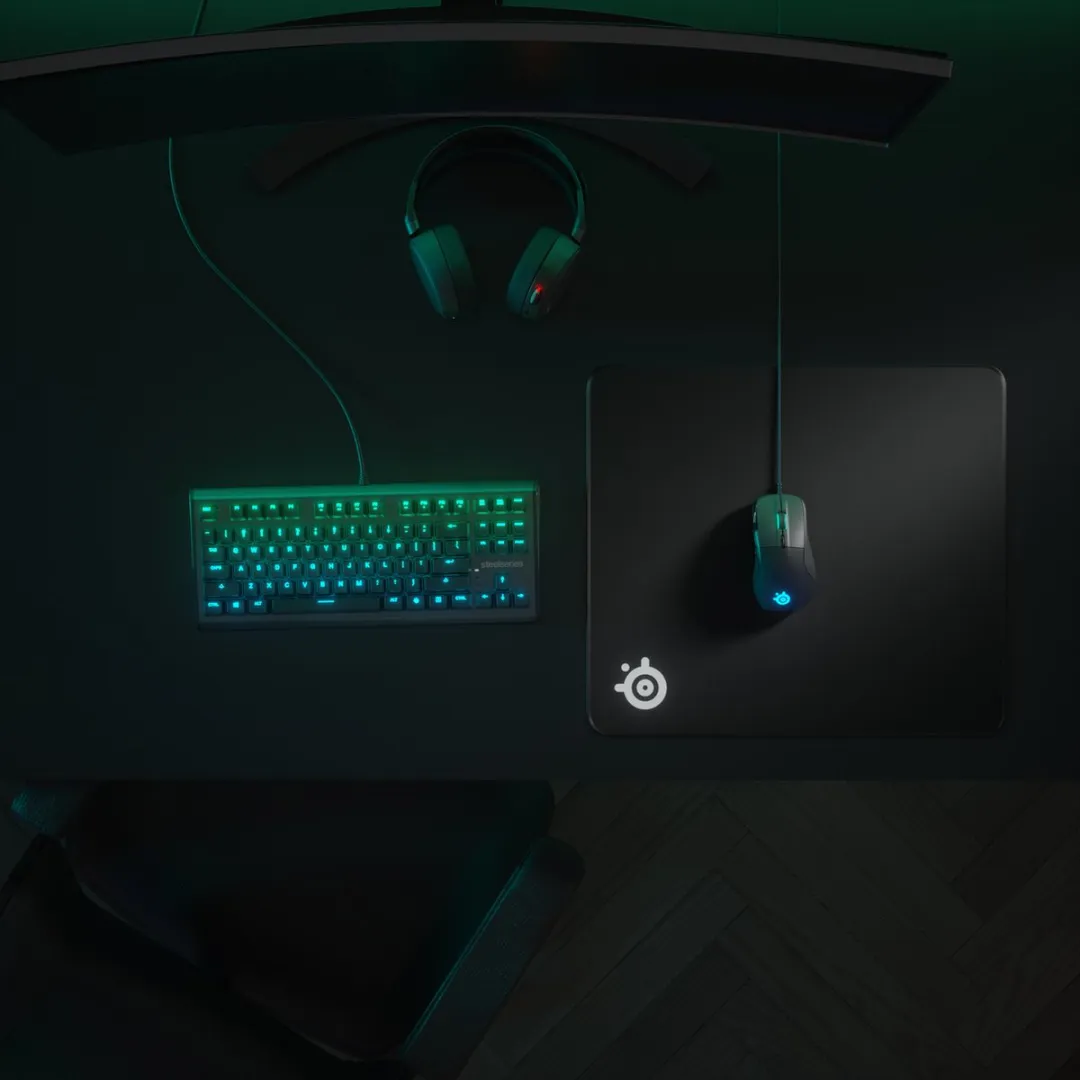 SteelSeries QcK Edge Gaming Muismat 63823 - Large - Zwart - afbeelding 2 van 6