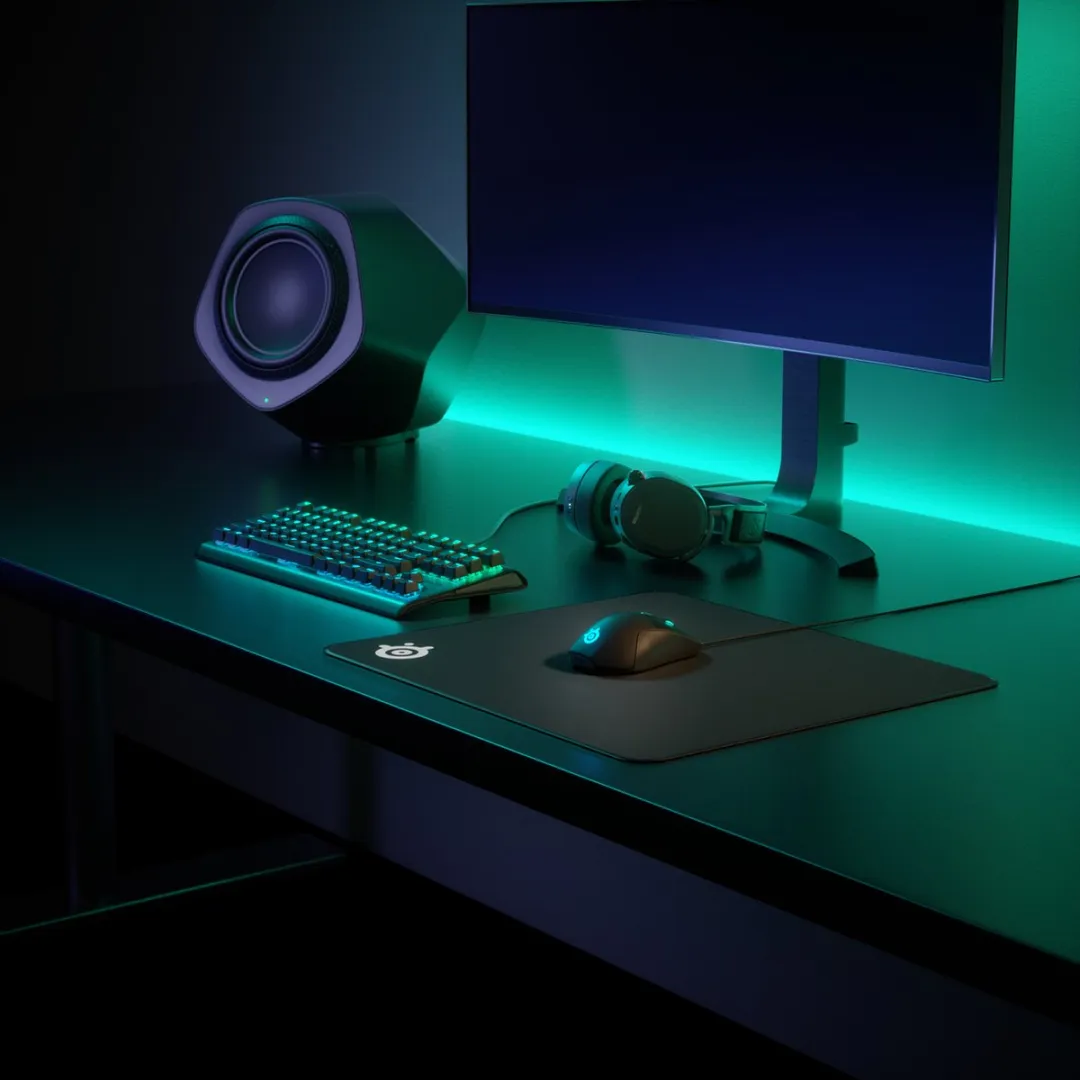 SteelSeries QcK Edge Gaming Muismat 63823 - Large - Zwart - afbeelding 4 van 6