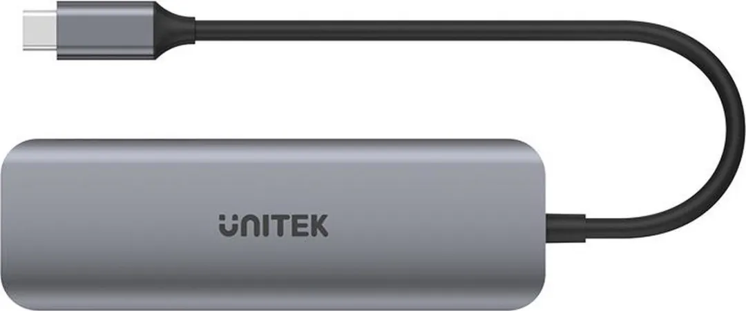 Unitek Hub Active USB-C H1107A - 5 Poorten Grijs
