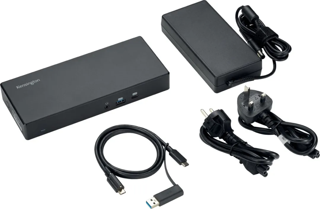 Kensington SD4781P EQ USB-C & USB-A Dual 4K Docking Station 100W - Zwart