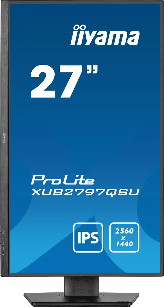 iiyama ProLite XUB2797QSU-B2 27" QHD IPS Monitor - USB-Hub