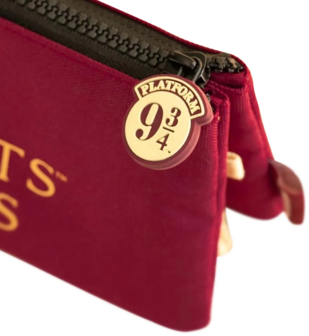 Harry Potter Etui 3 Vakken Platform 9¾ Bordeaux - afbeelding 2 van 6