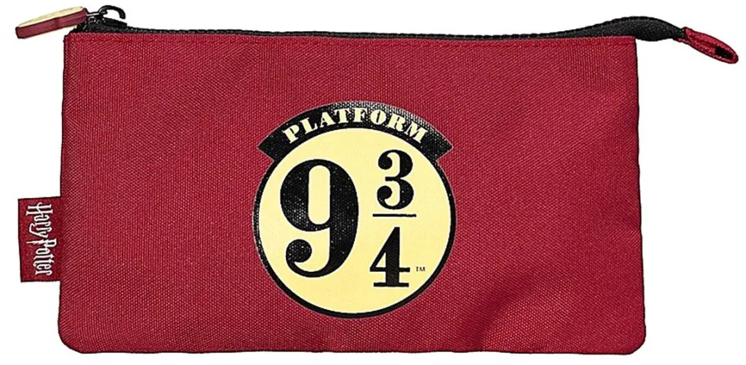 Harry Potter Etui 3 Vakken Platform 9¾ Bordeaux