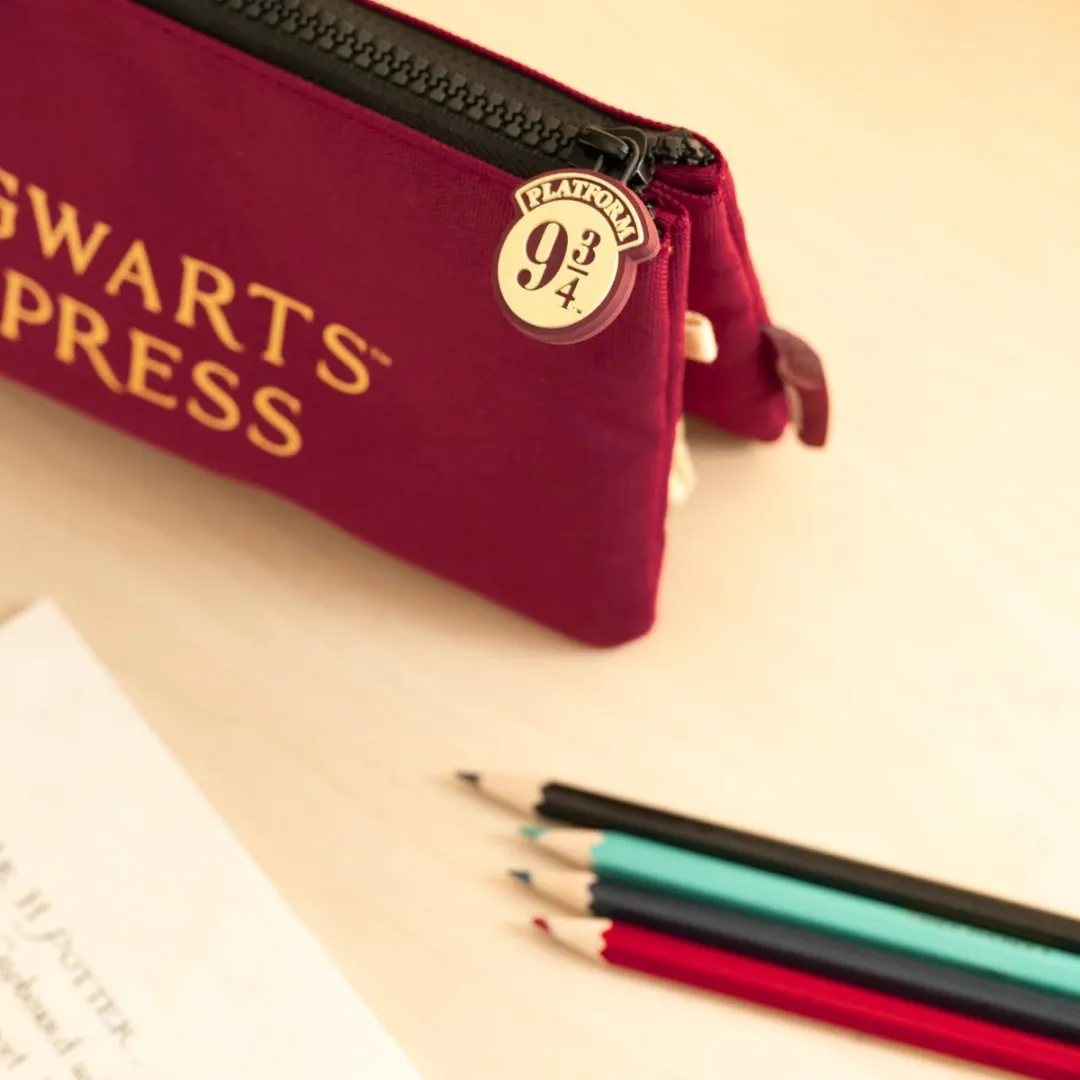 Harry Potter Etui 3 Vakken Platform 9¾ Bordeaux - afbeelding 6 van 6