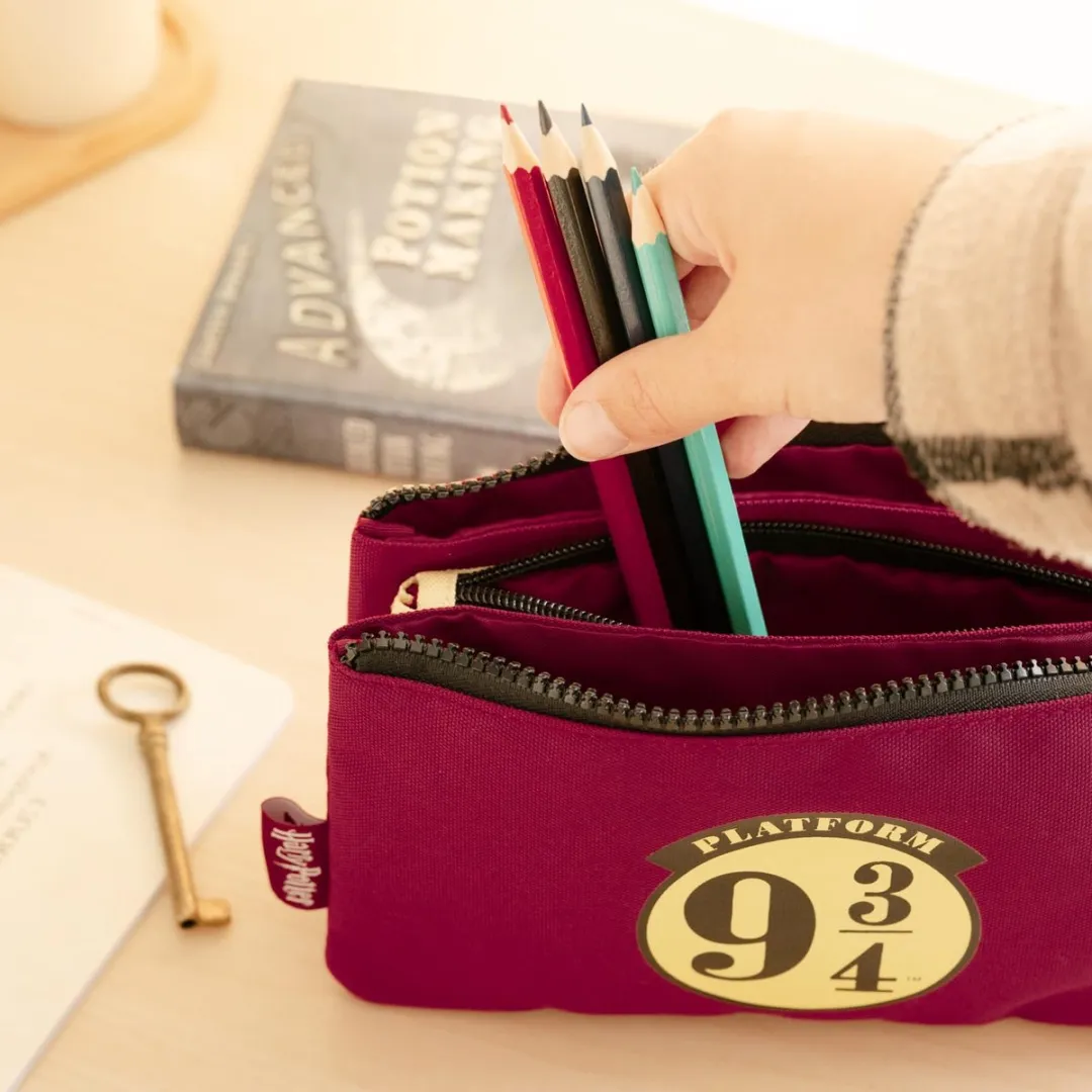Harry Potter Etui 3 Vakken Platform 9¾ Bordeaux - afbeelding 5 van 6