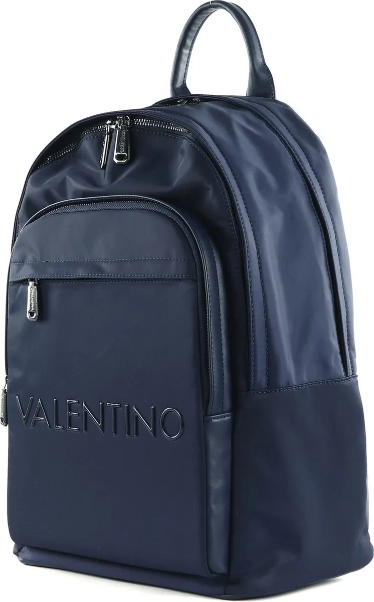 Valentino VBS7IH01RE BLU Rugzak - 14 Vakken - 10 inch