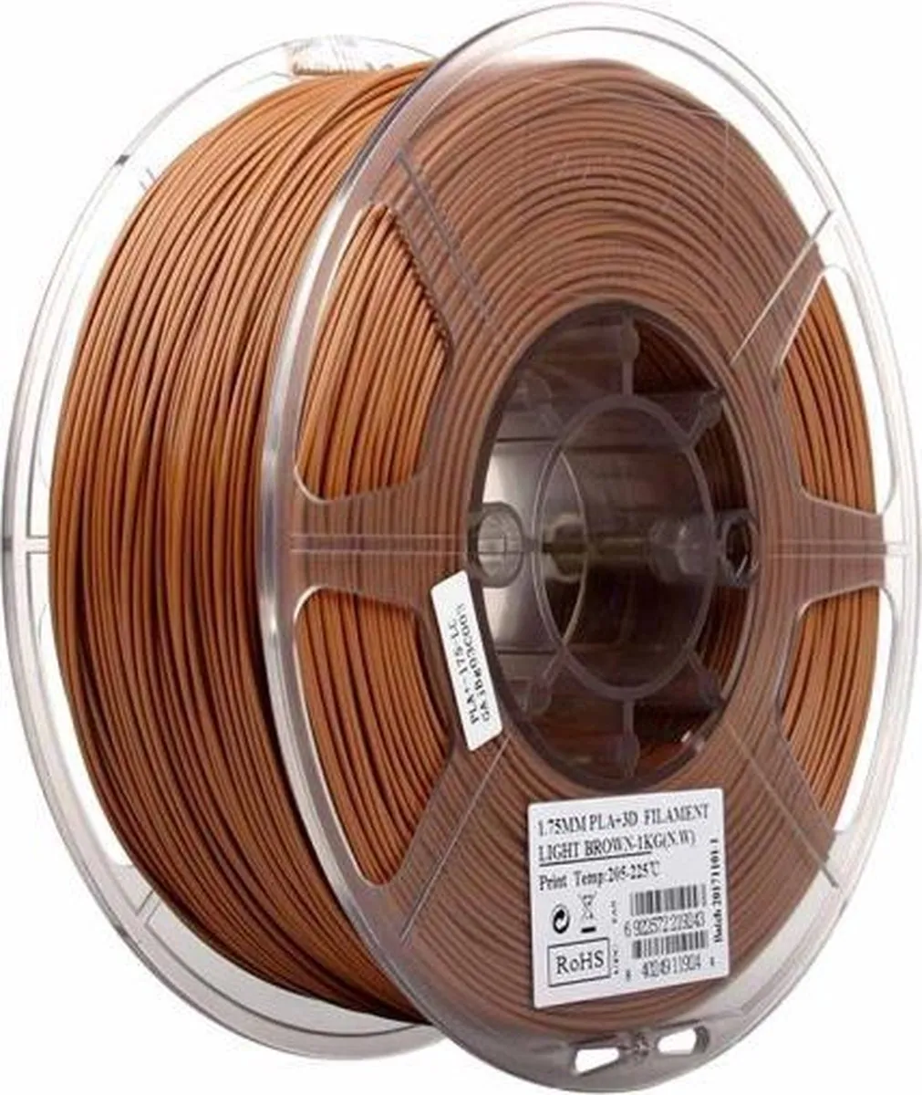 ESUN PLA+ Lichtbruin 3D Printerfilament 1 kg - 1.75mm