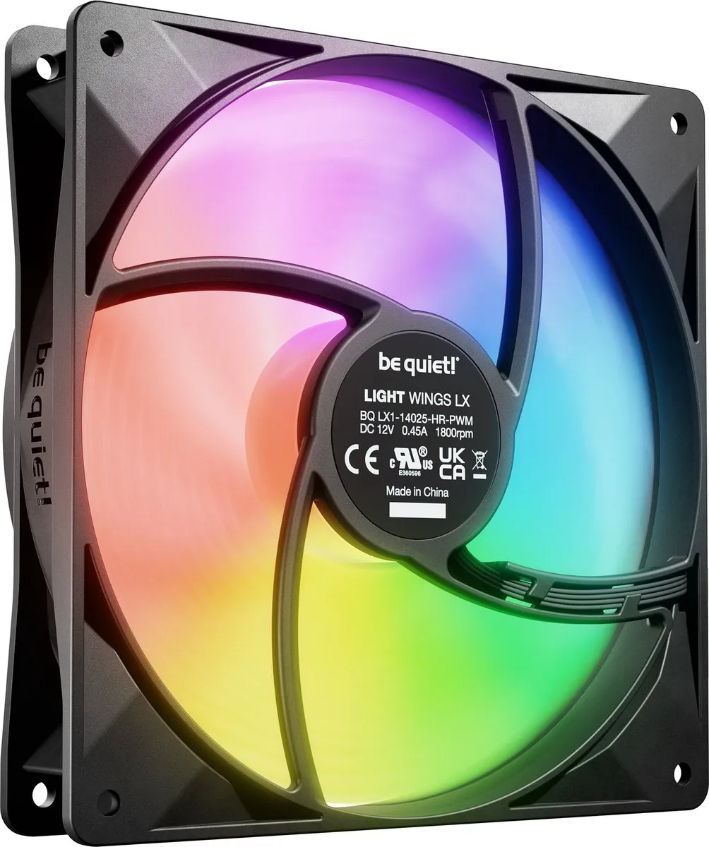 be quiet! Light Wings LX BL129 PC-Ventilator 140mm - Zwart