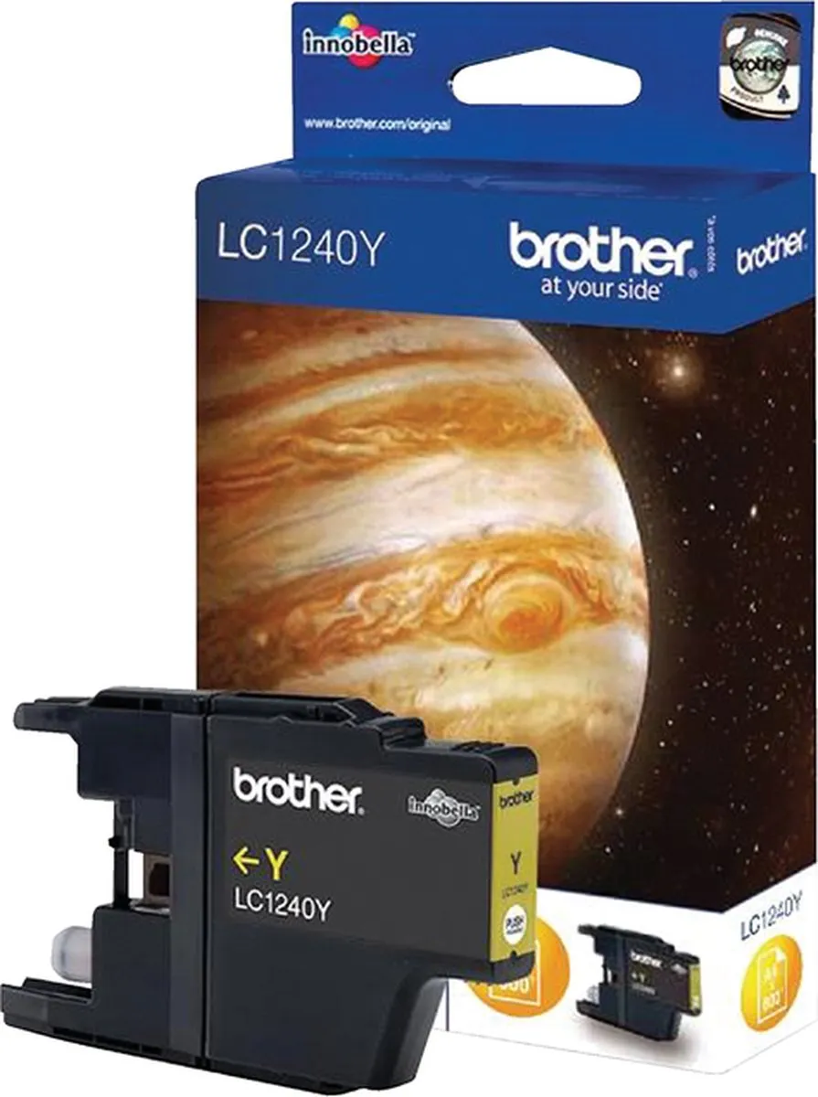 Brother LC1240YBP Inktcartridge - Geel
