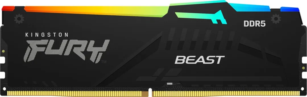Kingston FURY Beast KF564C32BBEAK2-64 DDR5 64GB (2x32GB) RGB - 6400MT/s CL32