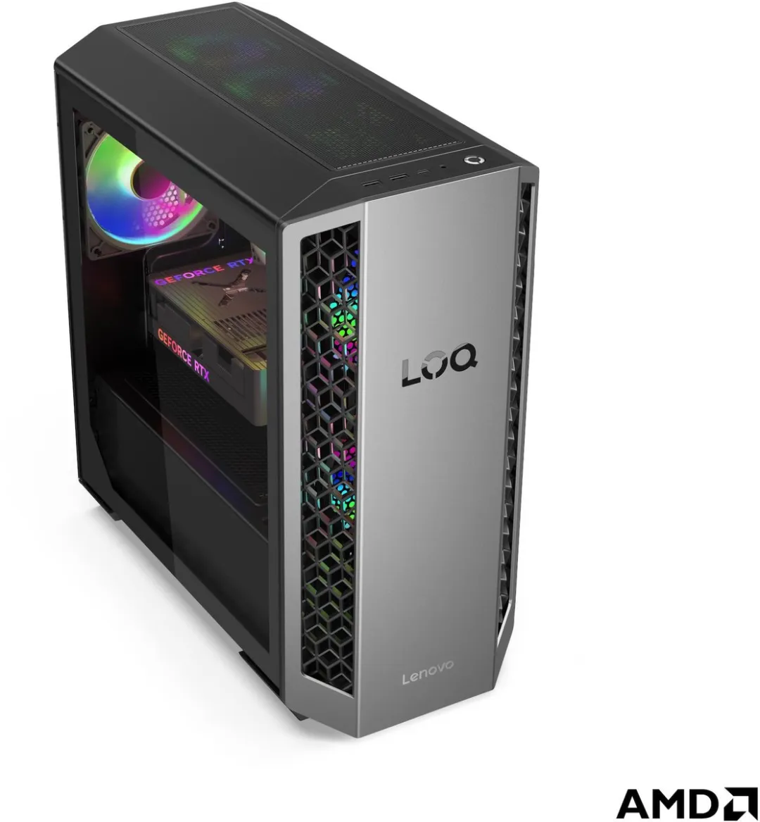 Lenovo LOQ Tower 26ADR10 Gaming PC - RTX 5060 32GB 1TB - afbeelding 6 van 6