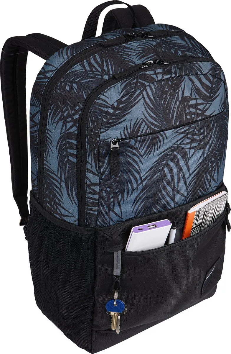 Case Logic Campus Uplink Laptoptas 26L - 3 Vakken - Zwart Palm - afbeelding 6 van 6