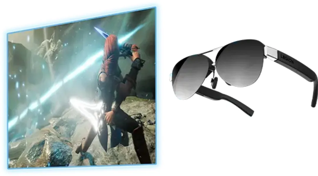 Lenovo Legion Glasses Gen 2 GY21R10234 - Zwart - afbeelding 2 van 6