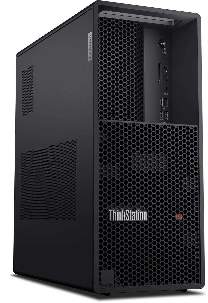 Lenovo ThinkStation P3 Tower Gen 2 - Intel Core Ultra 7 265K - 32GB DDR5 - 1TB SSD - Zwart - afbeelding 6 van 6